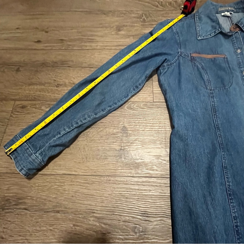 ISABELLA BIRD | Chambray Blue Jean Maxi Dress -Size 8 - Picture 8 of 16